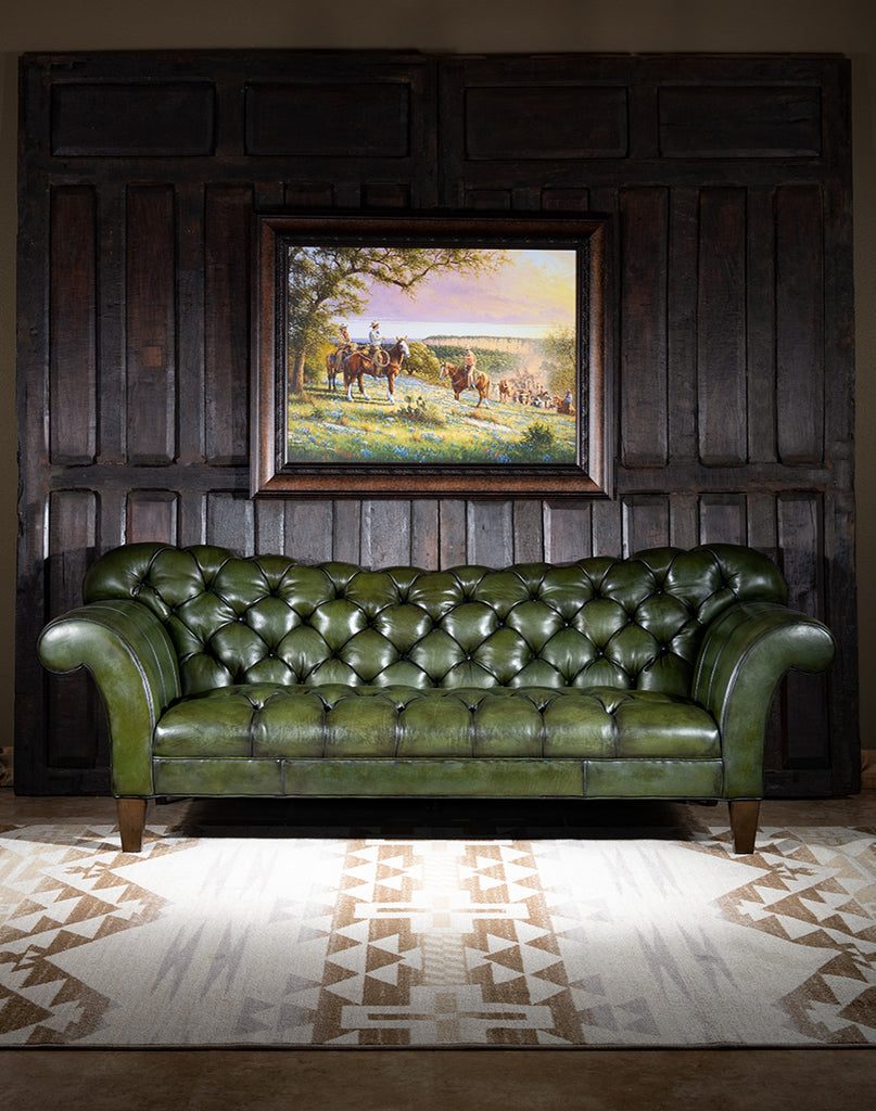 Imperial chesterfield - library setting