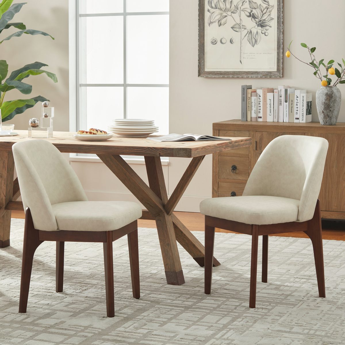 Mysore dining chair - table setting