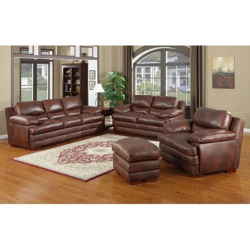 Royal Leather Sofa Set