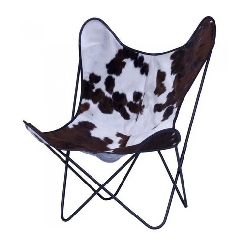 Leather Iron Chair