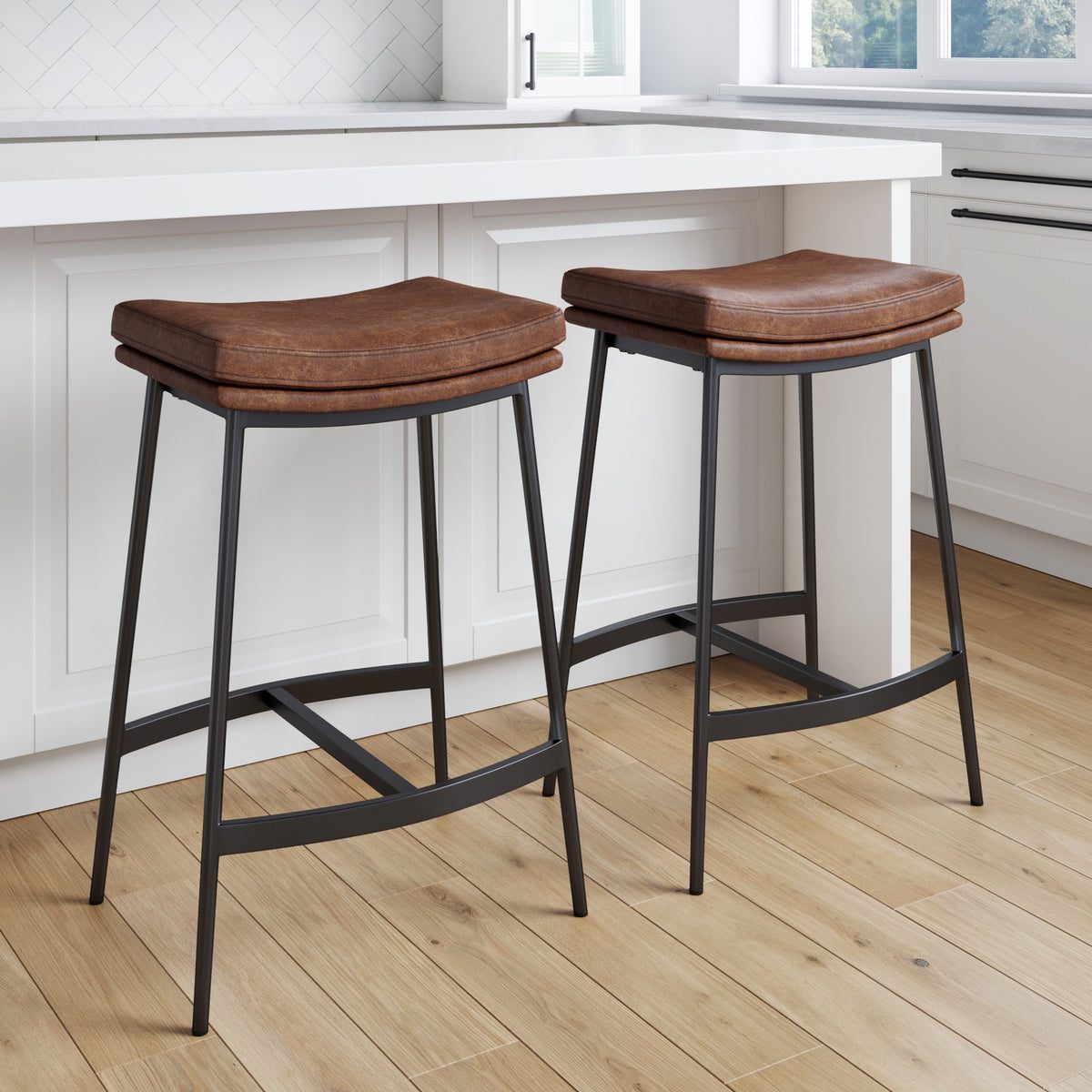 Leather Stools