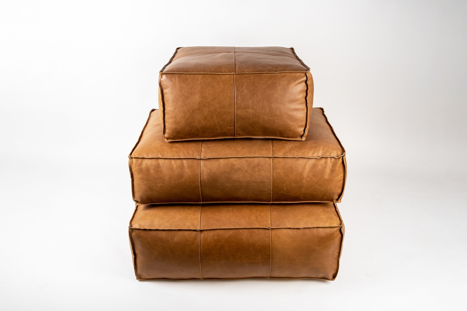 Leather Ottomans